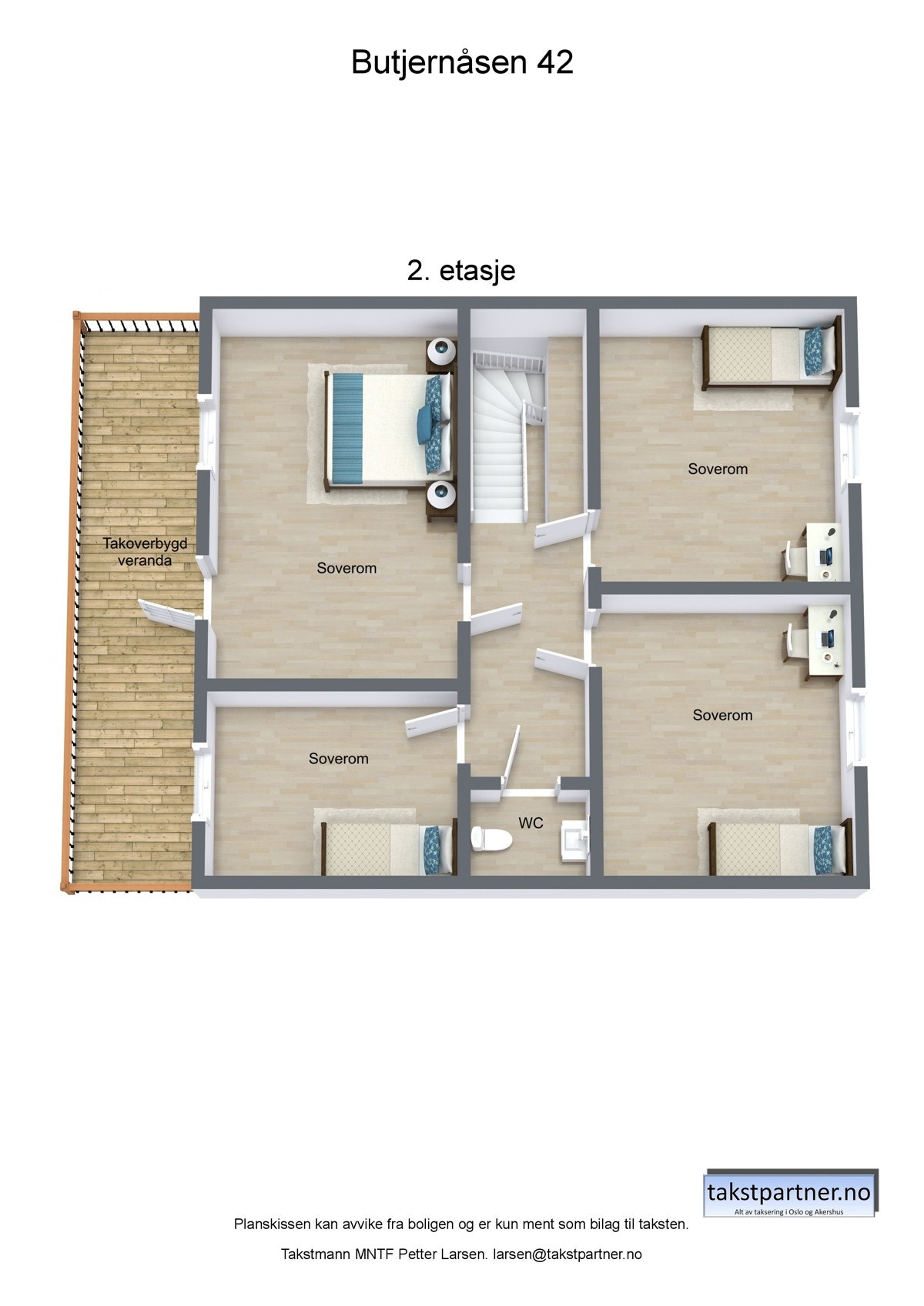 Plantegning 2. etasje Galleribilde