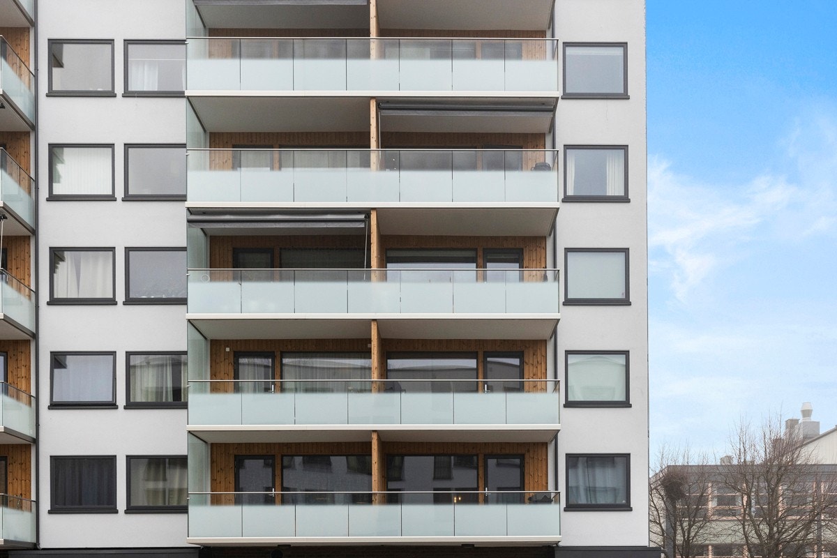 Fasadene i borettslaget er nylig pusset opp/rehabilitert i 2019/2020. Galleribilde