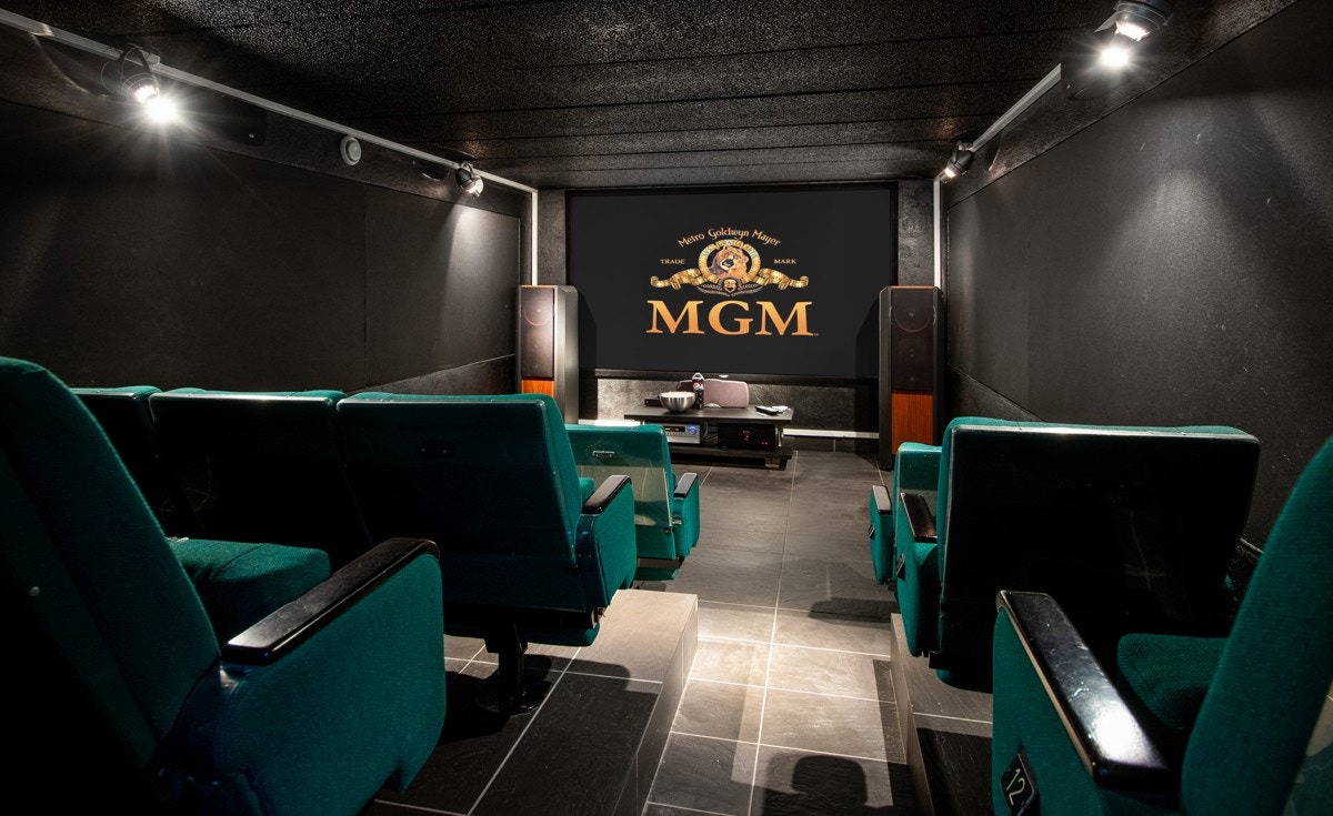 Kinorommet er bygget opp som en kinosal med nummererte benkerader, bredt lerret, projektor og sofisitikert lydutstyr. Galleribilde