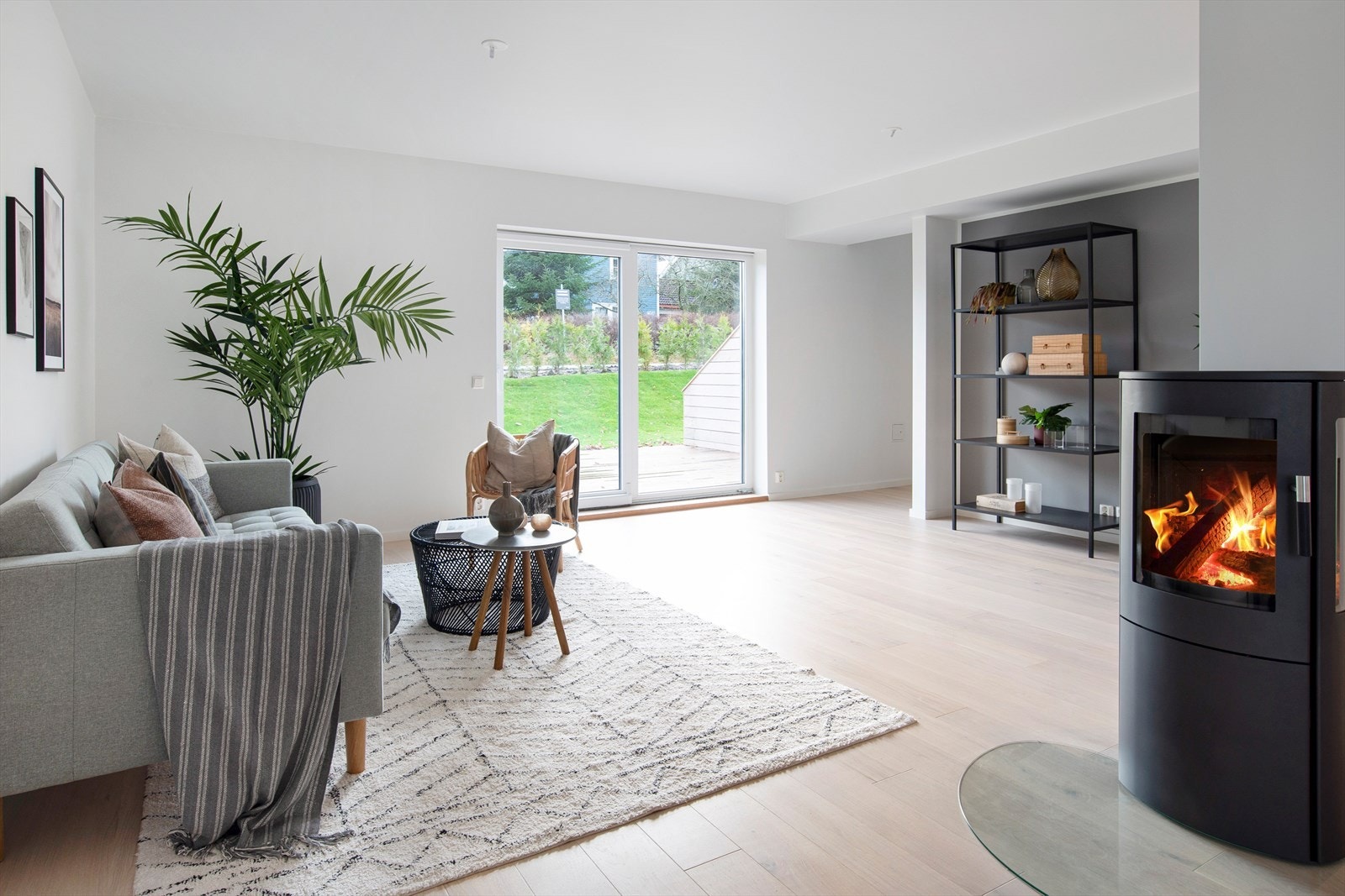 Stue/kjøkken. Bildet er tatt av hus nr. 39. Galleribilde