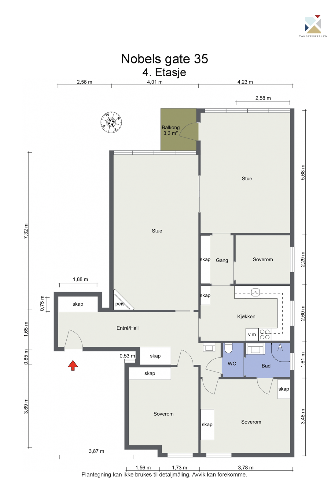 Plantegning Galleribilde