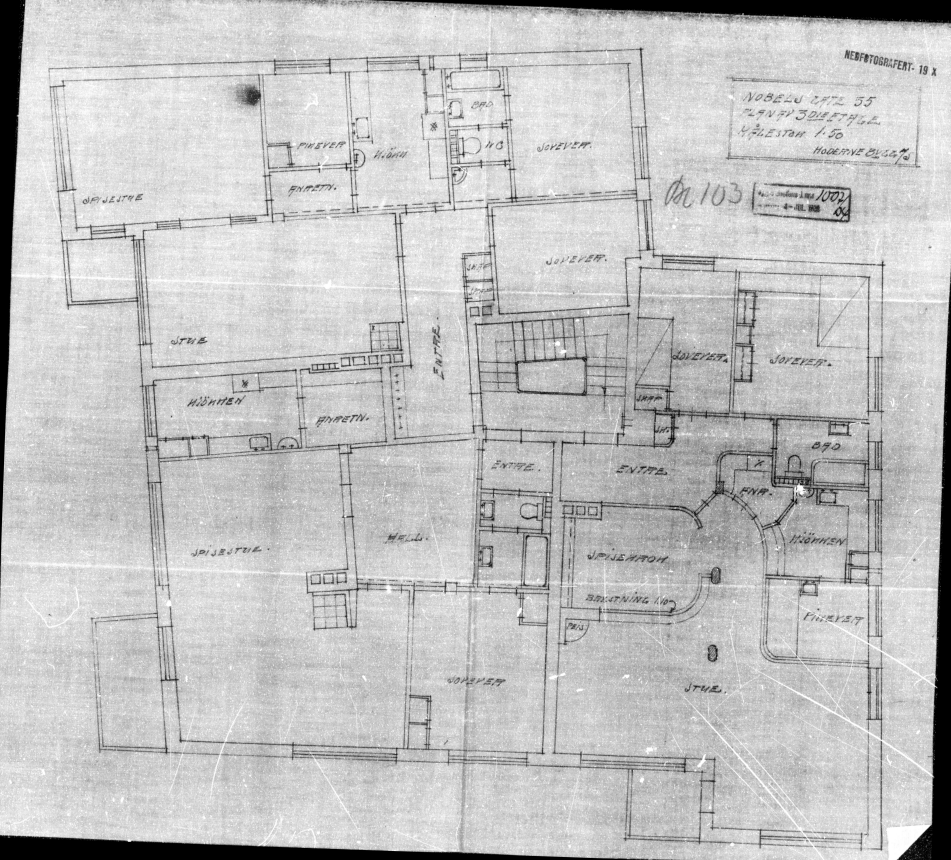 Byggetegning Galleribilde