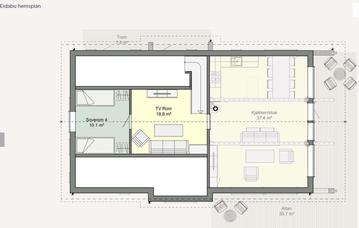 Planløysing av hemsplan på Aasebu 110 Galleribilde