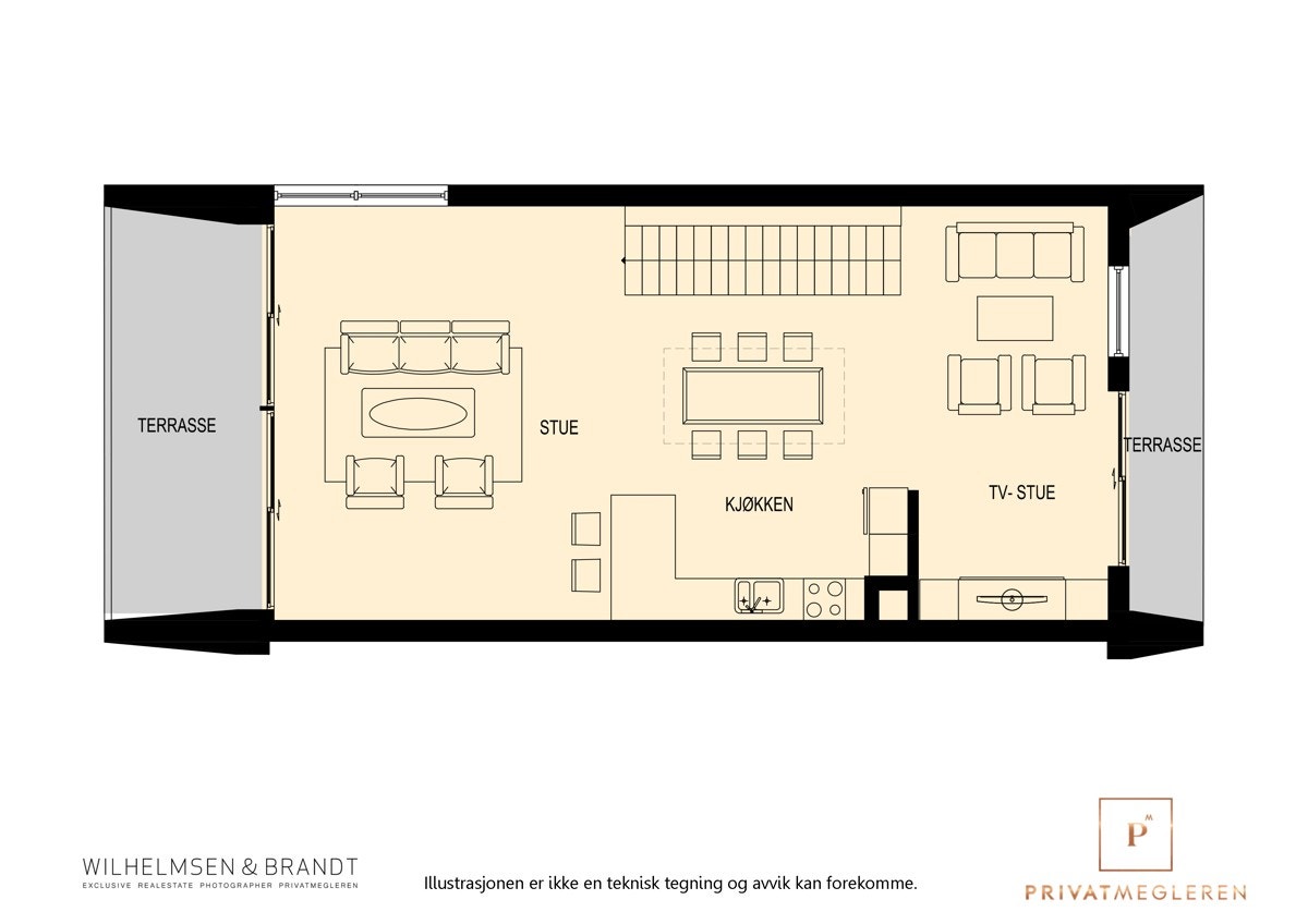 Plantegning 2. etasje Galleribilde