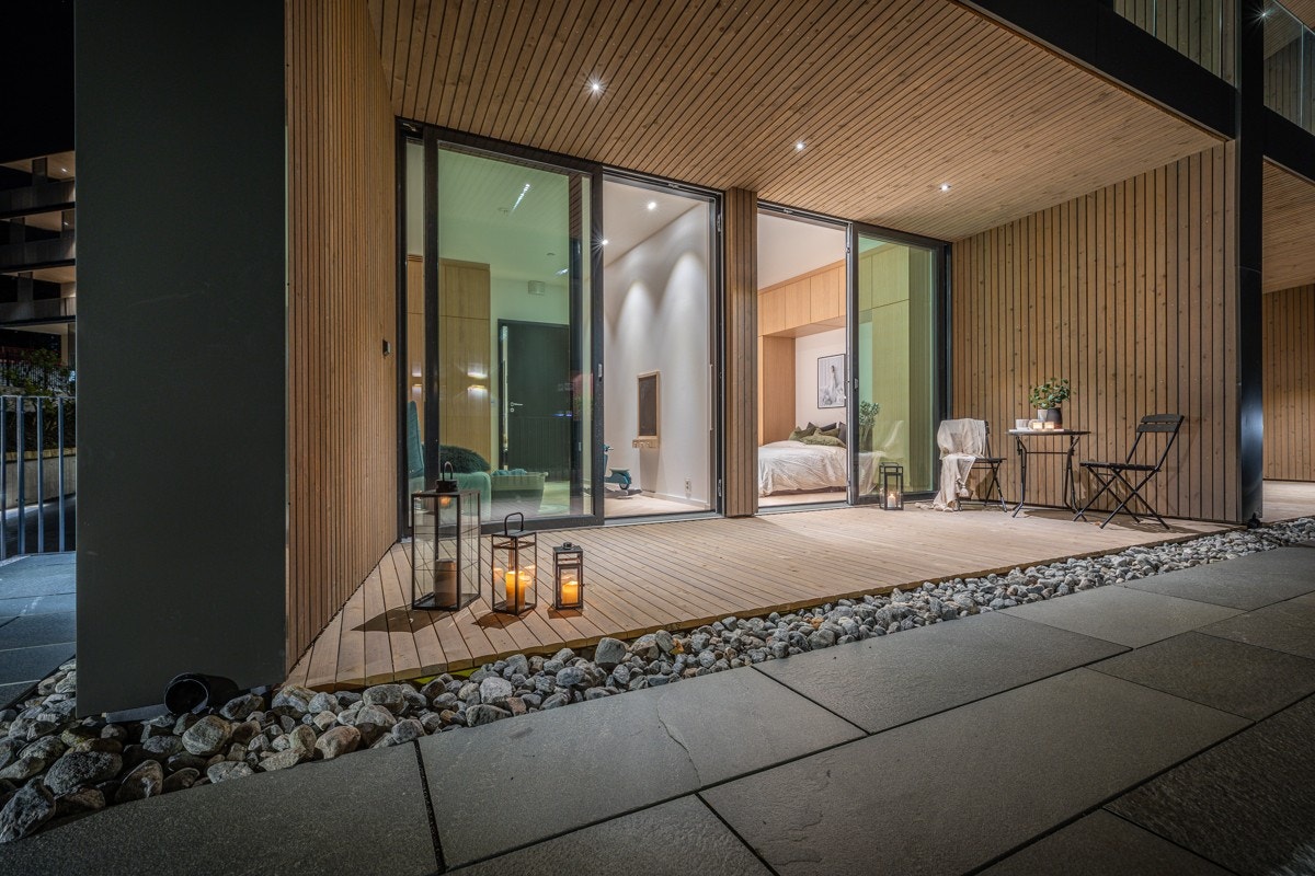 Mot to av soverommene Galleribilde