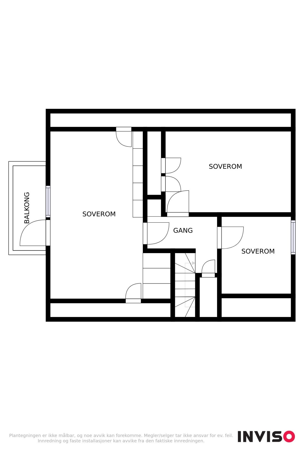 Plantegning loft. Galleribilde