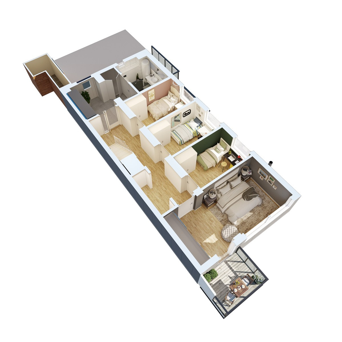 Planskisse 3D