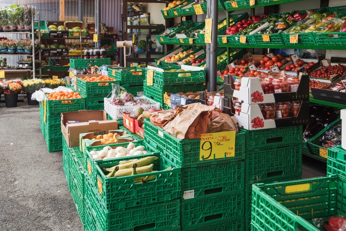 Grønnsakshandleren på Hovseter Galleribilde