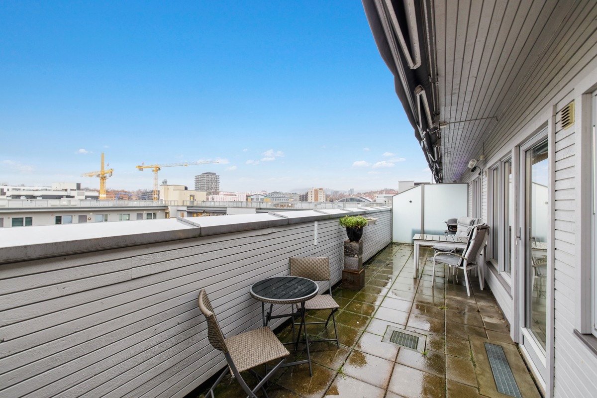 Takterrasse på 25 kvm Galleribilde