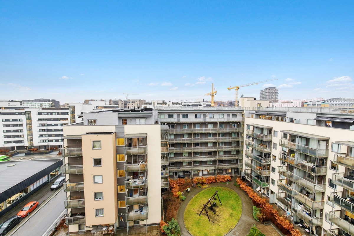 Utsikt fra takterrassen Galleribilde