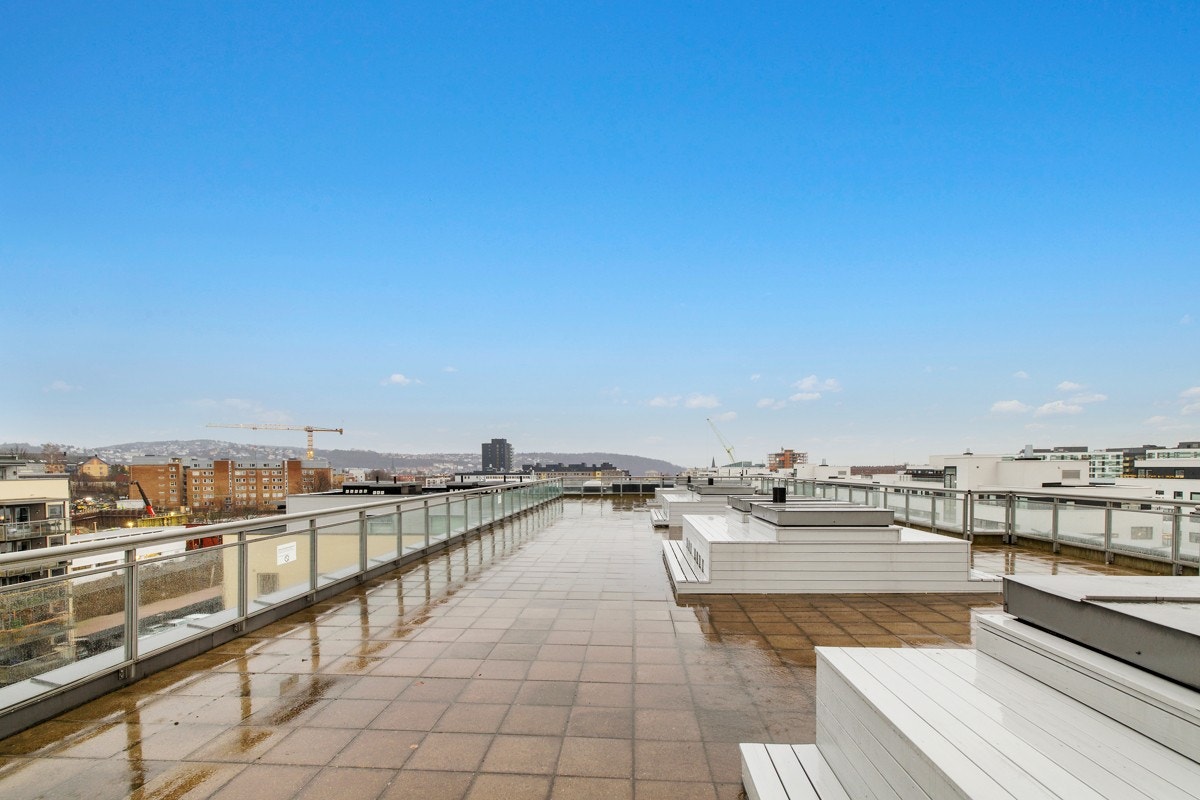 Felles takterrasse i sameiet Galleribilde