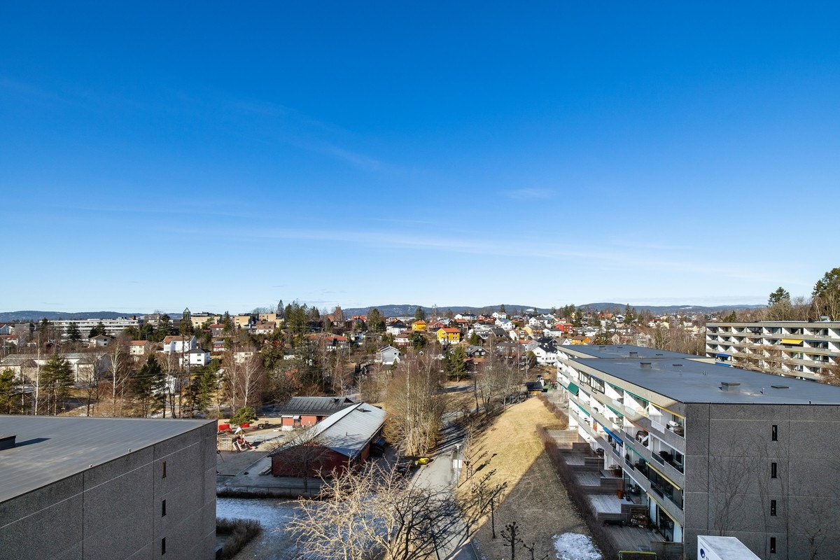 Utsikt fra balkongen Galleribilde