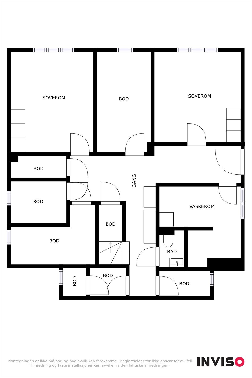 Plantegning underetasje Galleribilde