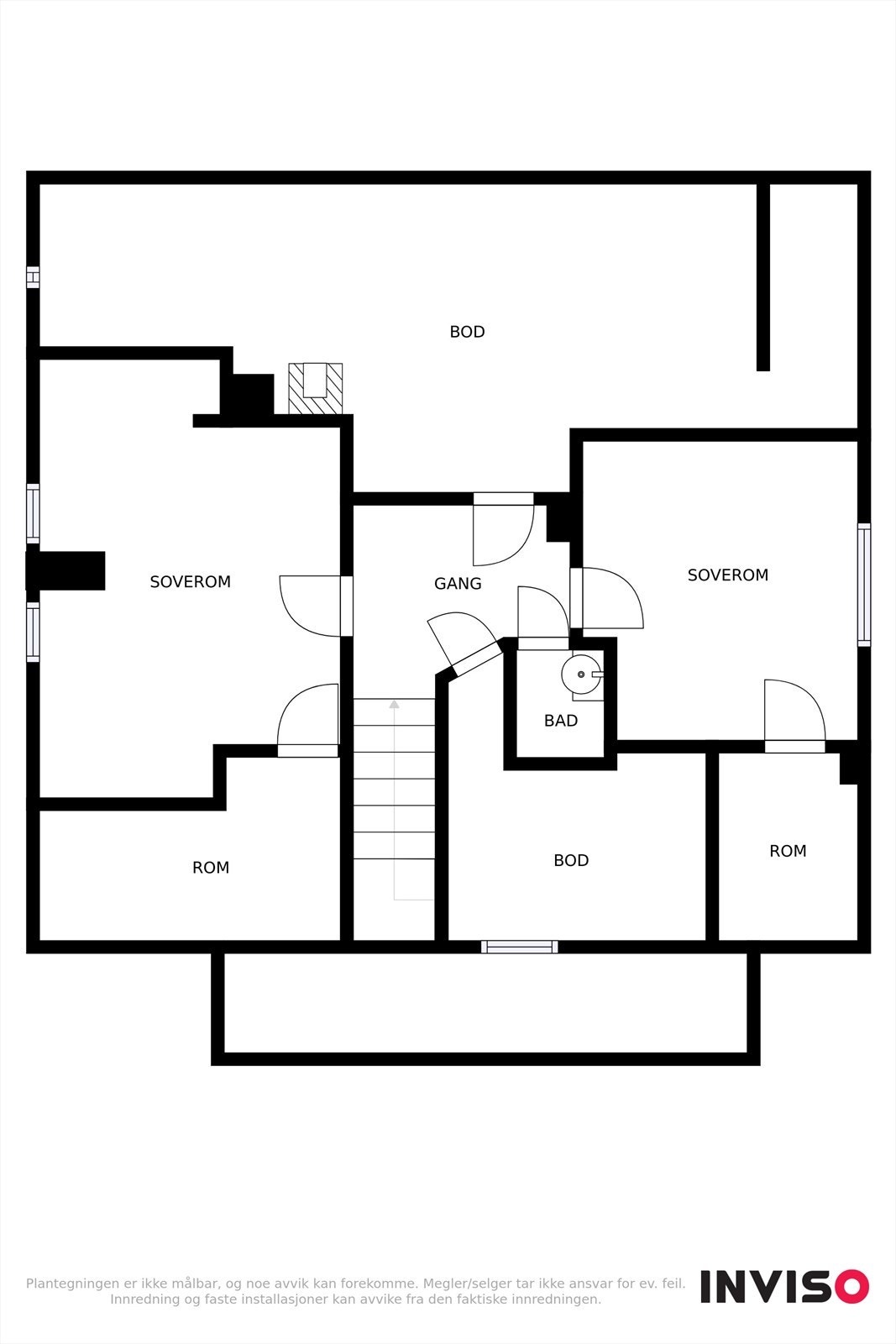 Plantegning loft Galleribilde