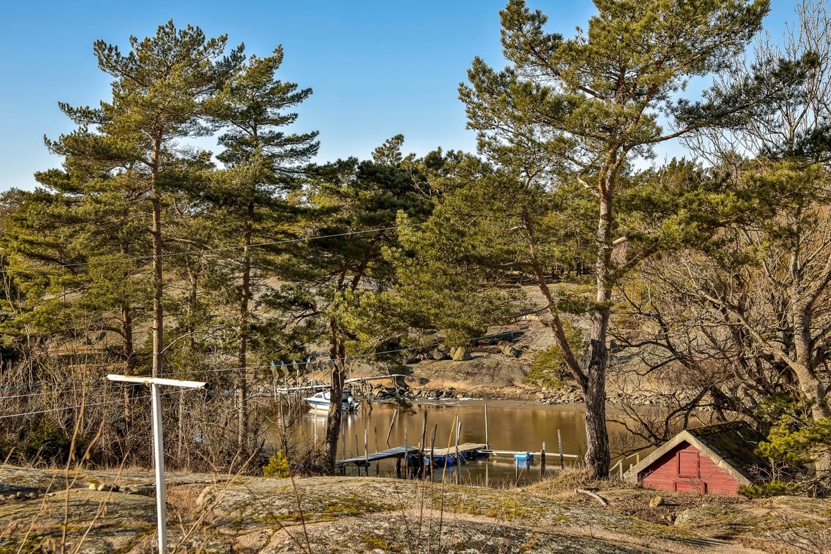 Utsikt fra veranda i boligen Galleribilde