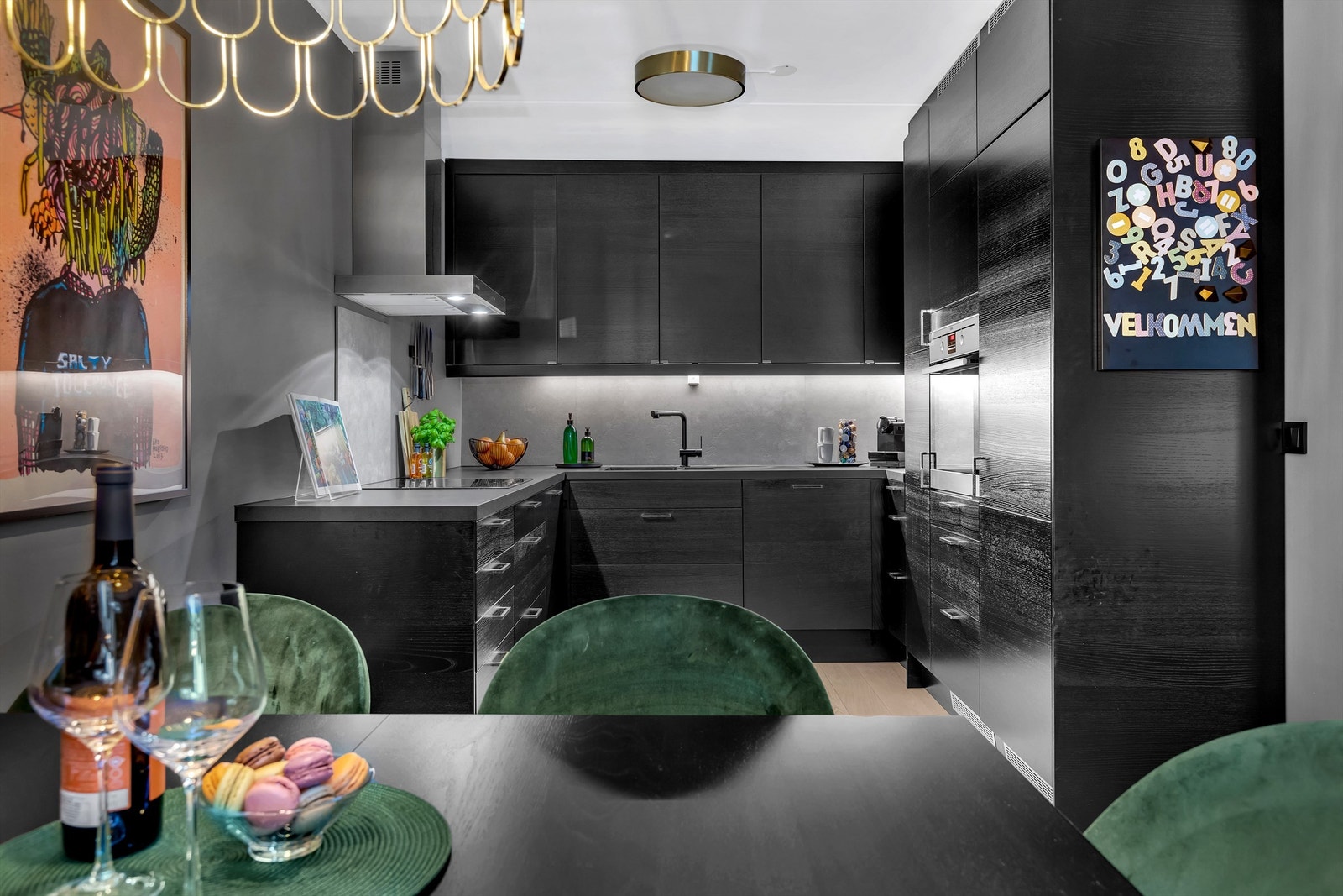 Lekkert kjøkken fra 2018. Galleribilde