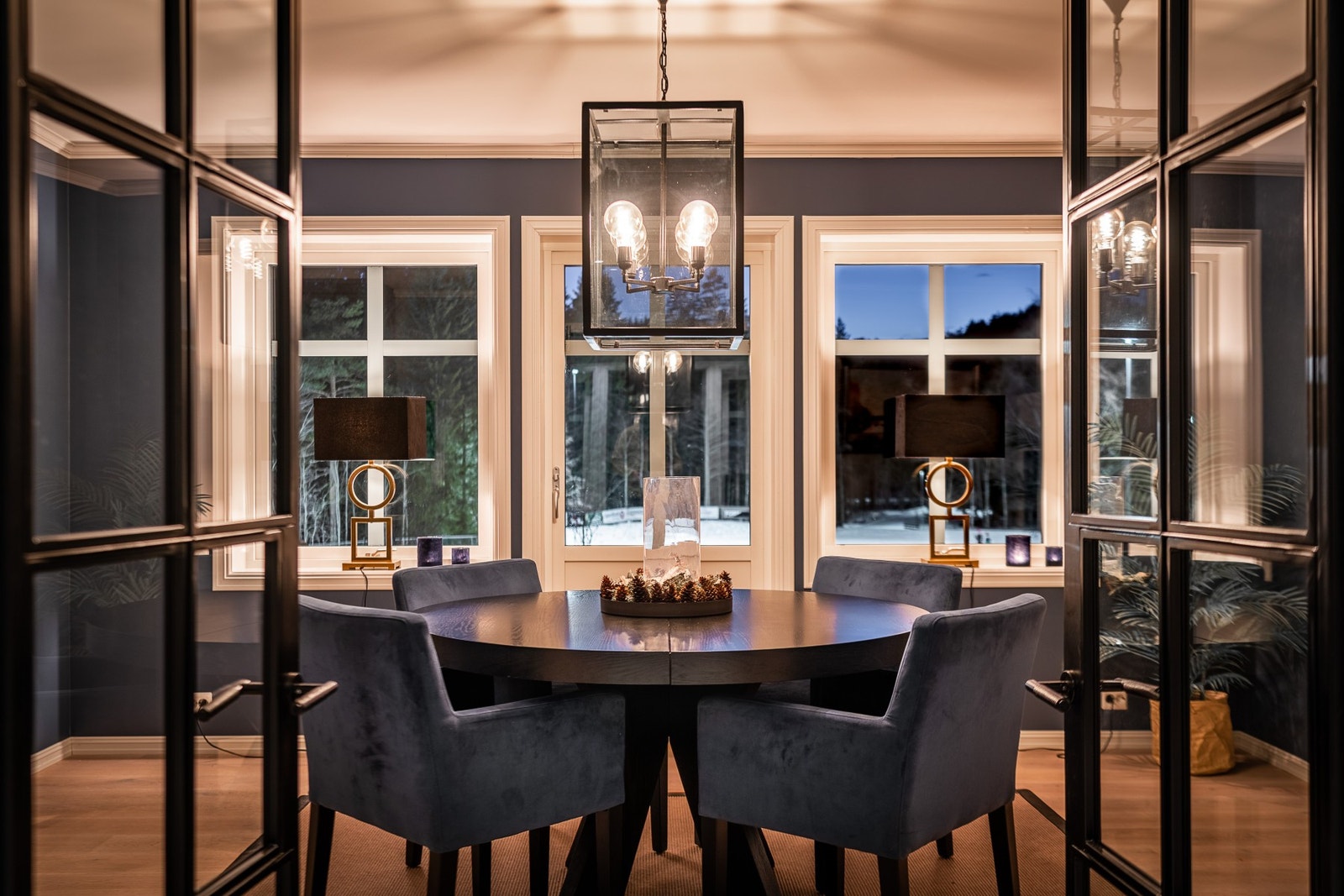 Et vakkert hjem med klassisk utforming. Galleribilde