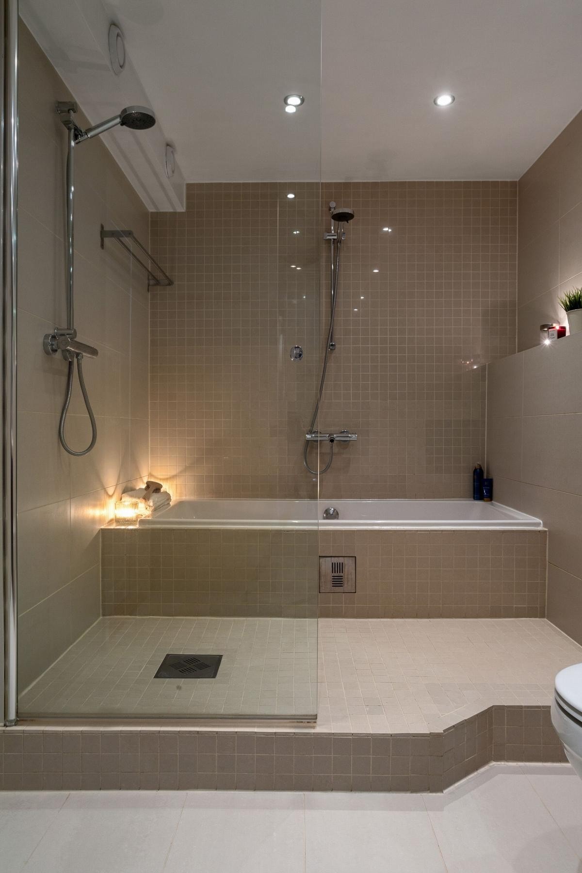 Badet gir følelsen av å komme inn i et eksklusivt spa. Galleribilde