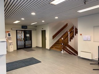 Inngangsparti som er felles med DNB og Posten Galleribilde
