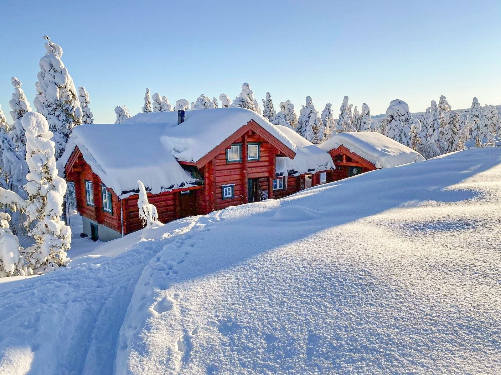 Et eventyr å komme til hytta. Galleribilde