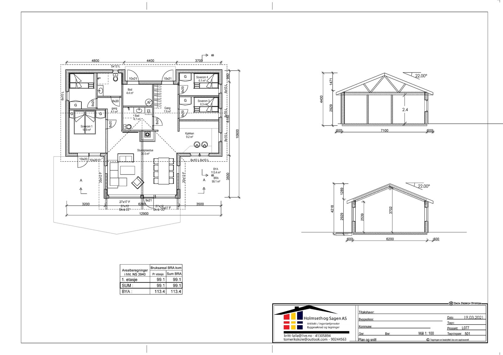 Plantegninger Galleribilde