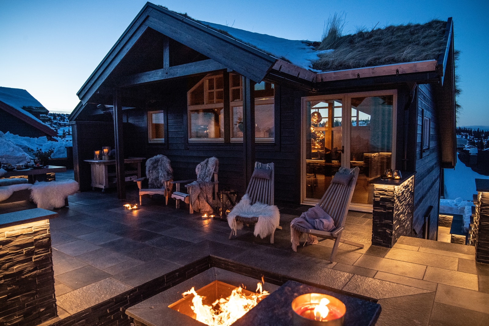 Mulighet for stemningsfulle stunder i skumringen. Galleribilde