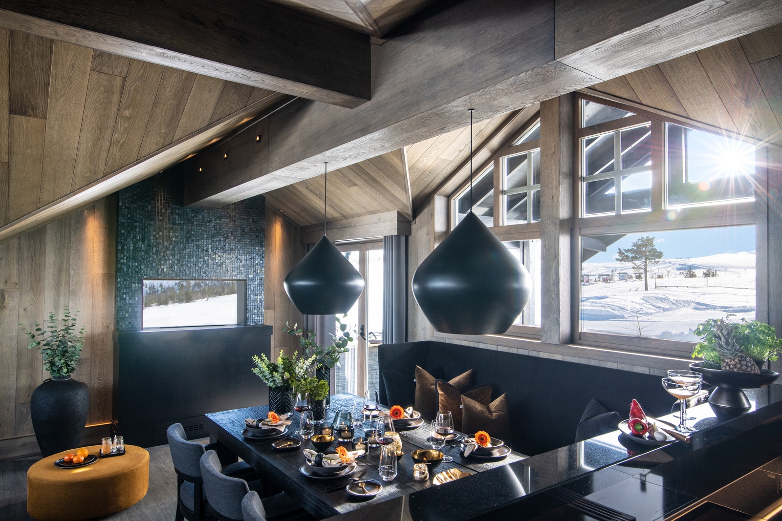 Hyggelig spiseplass. Galleribilde