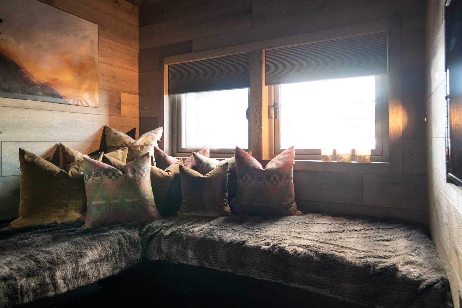 Kombinert hjørnesofa for barn og soveplasser. Galleribilde