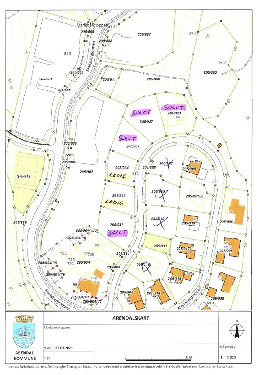 Marisbergtoppen kart Galleribilde