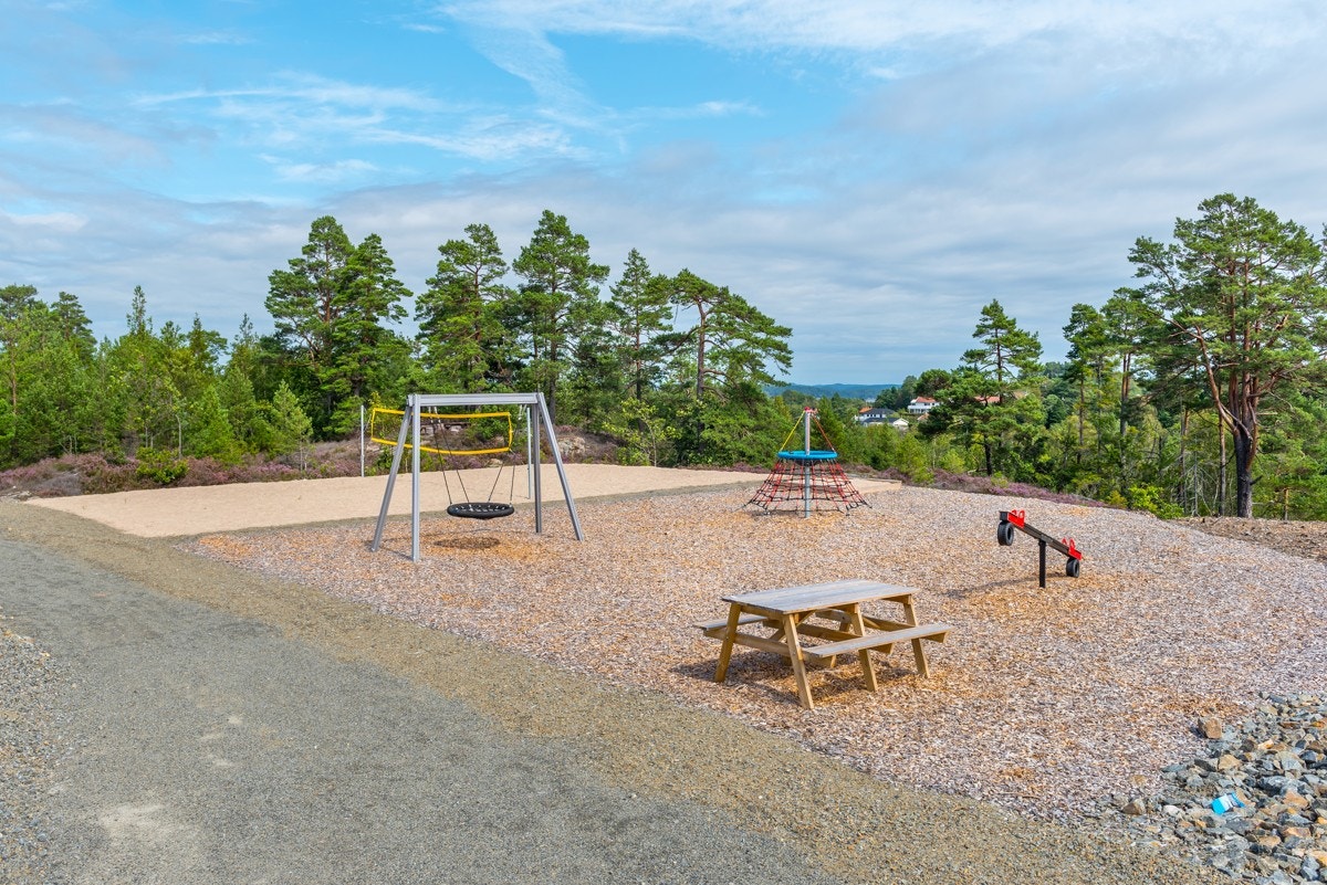 Barnas bydel på Marisberg har mange spennende lekeplasser og samlingssteder til felles glede for alle beboerne! Galleribilde