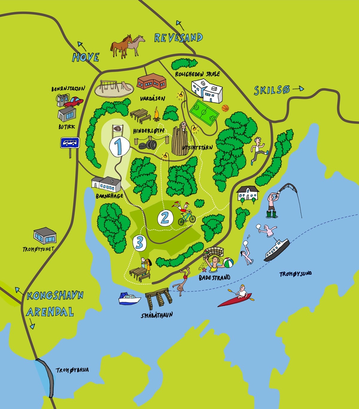 Boligfeltet Marisberg - Et spennende område under utvikling. Galleribilde