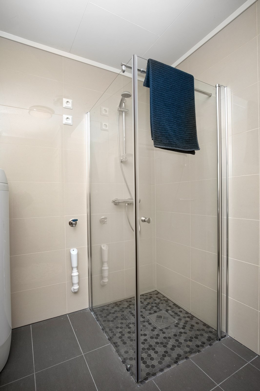 Romslig dusjhjørne Galleribilde