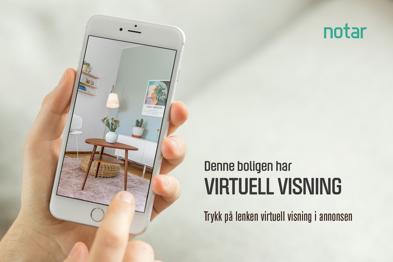 Vil du orientere deg skikkelig i boligen før visning? Trykk på "virtuell visning" eller 360 tegnet på bildene Galleribilde