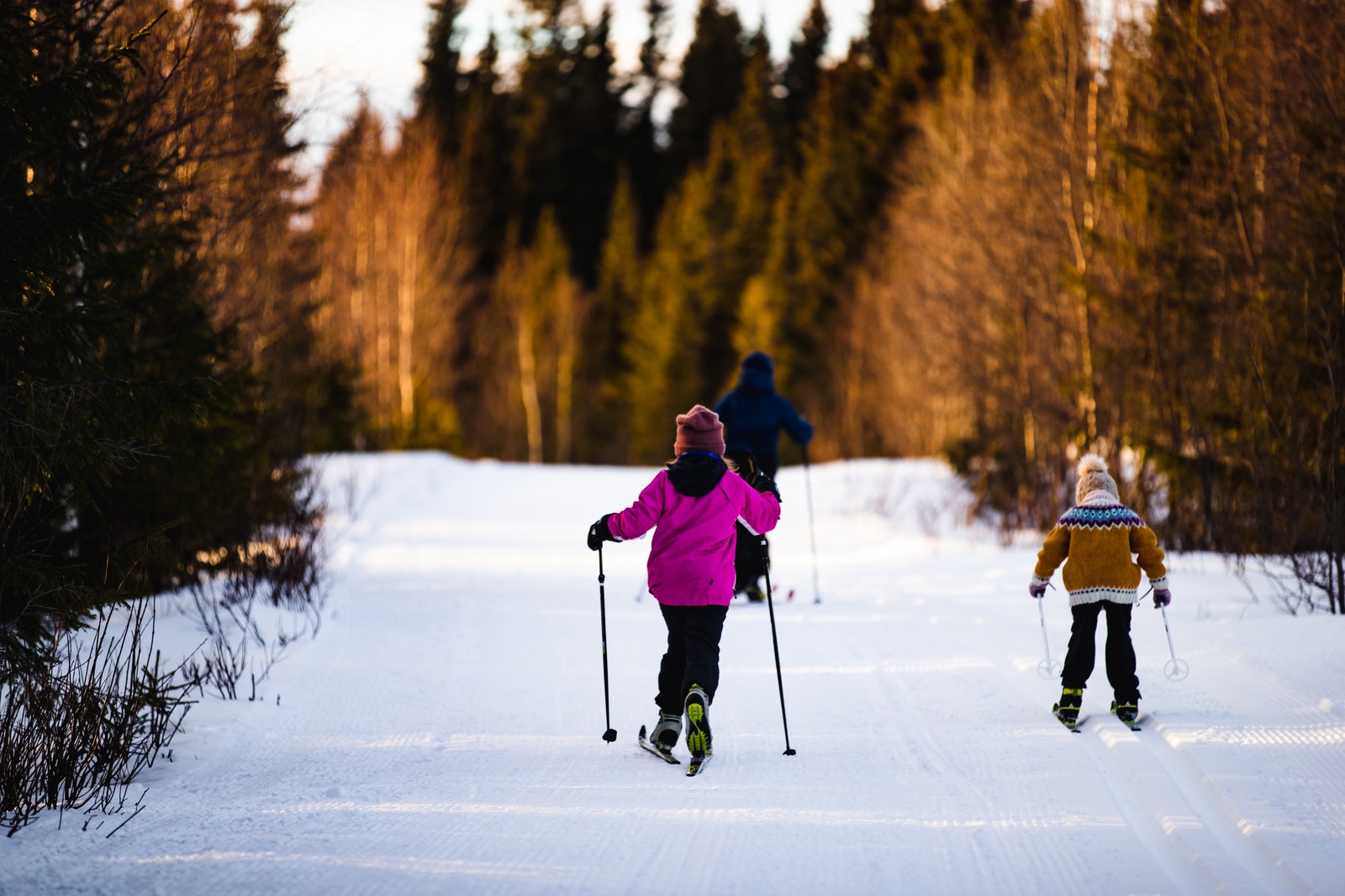Skiløyper like utenfor døra Galleribilde
