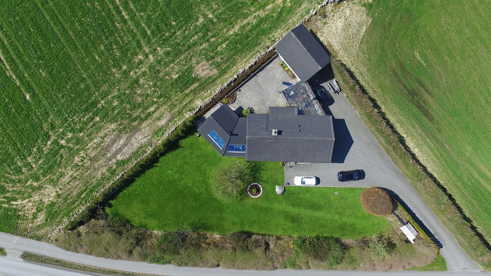 Dronebilde. Galleribilde