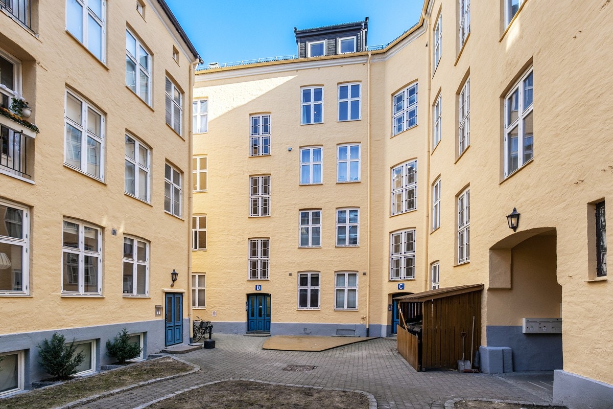 Fasade bakgård Galleribilde
