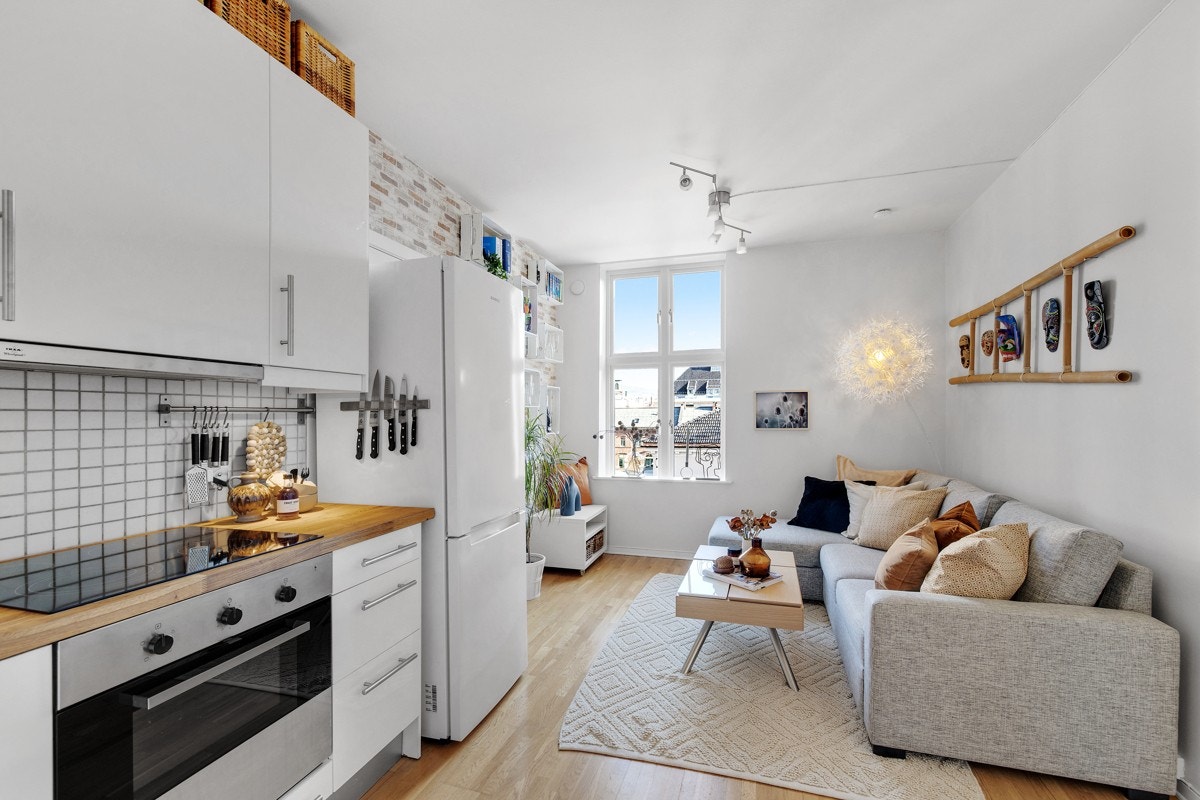 Hoveddelen er en arealeffektiv 3-roms Galleribilde