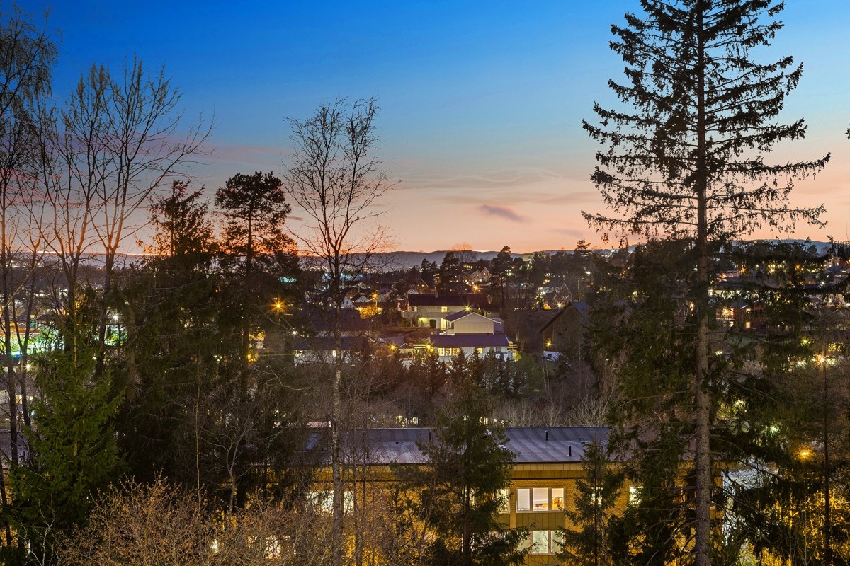 Her kan man nyte flott utsikt og solnedganger Galleribilde