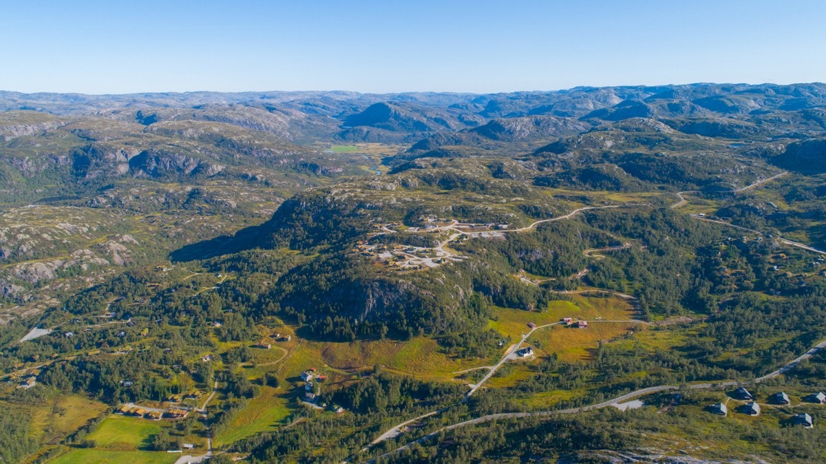 Om sommeren er det flotte turområder i umiddelbar nærhet! Galleribilde