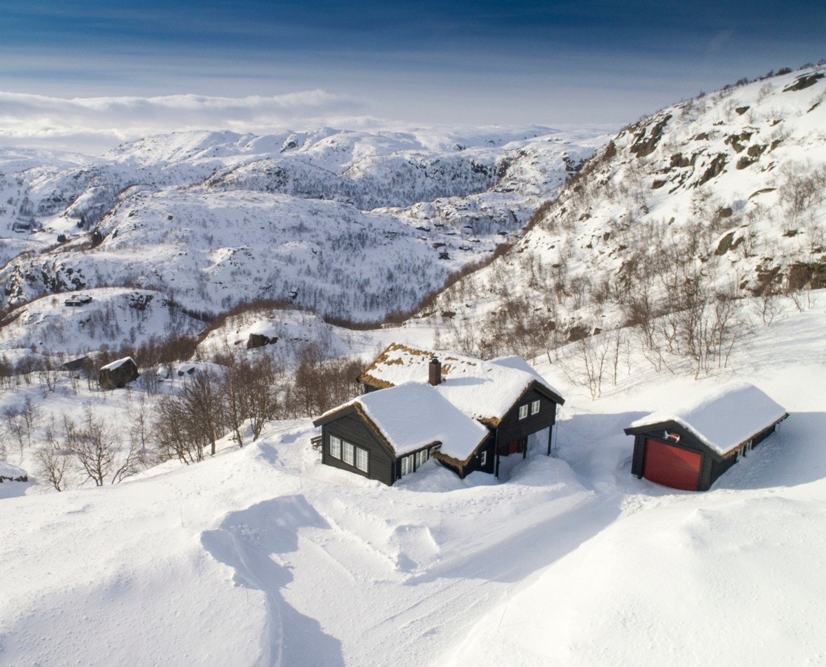 På Suleskard Fjellgård har man på flere av tomtene upåklagelig utsikt! Galleribilde