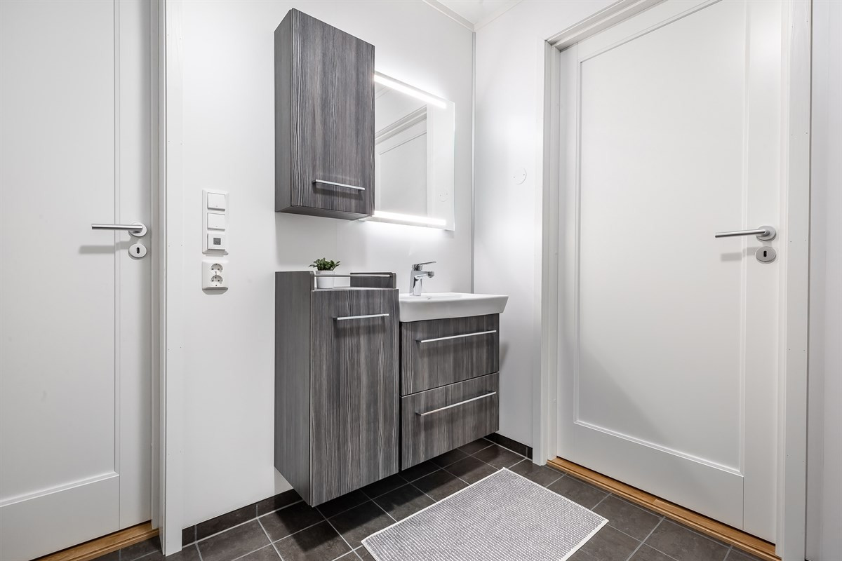 Romslig bad i grunnplan