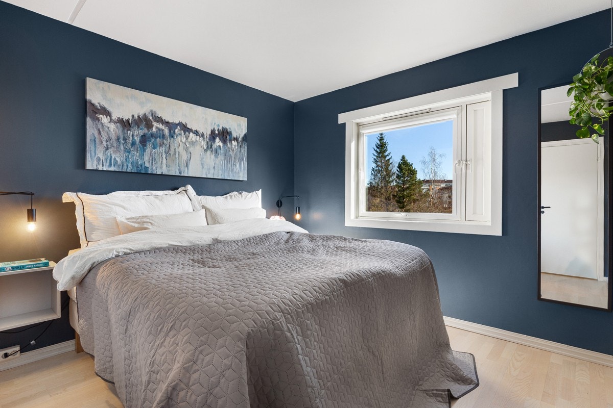 Leiligheten har to gode soverom uten gjenboere. Galleribilde