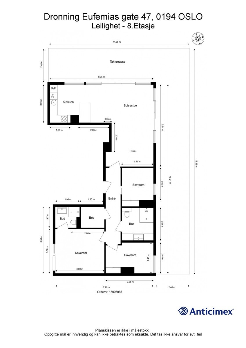 Plantegning Galleribilde