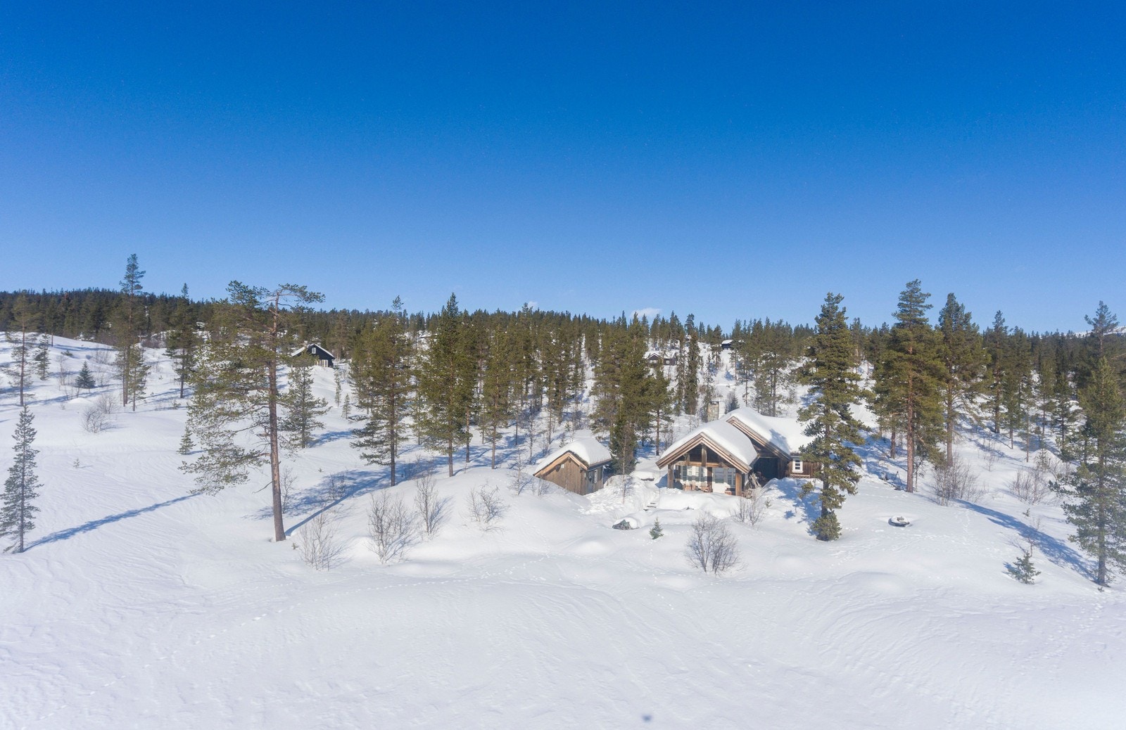 Tindefjell Hyttegrend Galleribilde