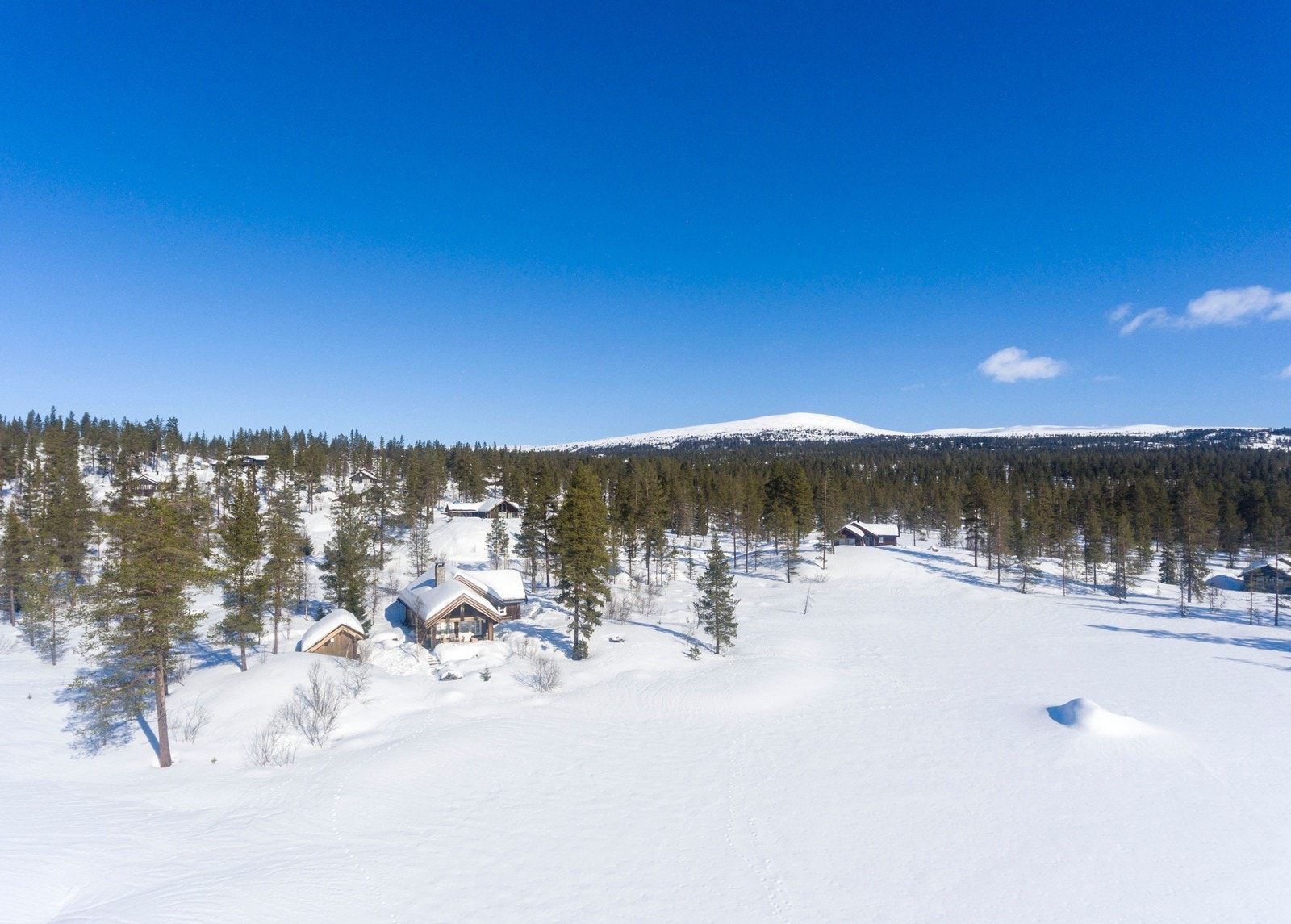 Tindefjell Hyttegrend Galleribilde