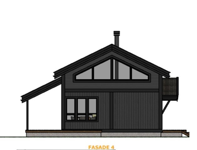 Tindefjell, fasade 4 Galleribilde