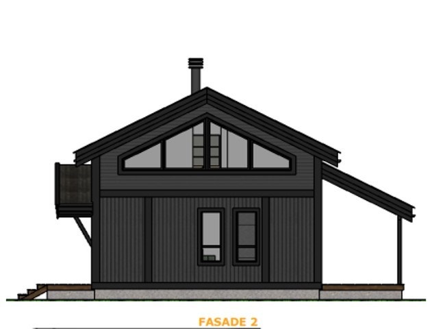 Tindefjell, fasade 2 Galleribilde
