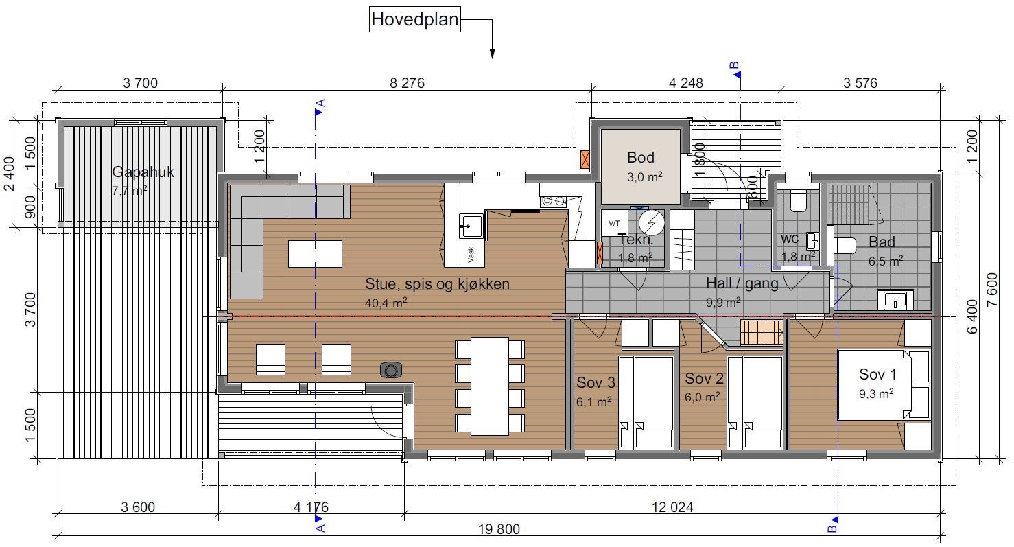 Hovedplan (1. etg.) Galleribilde