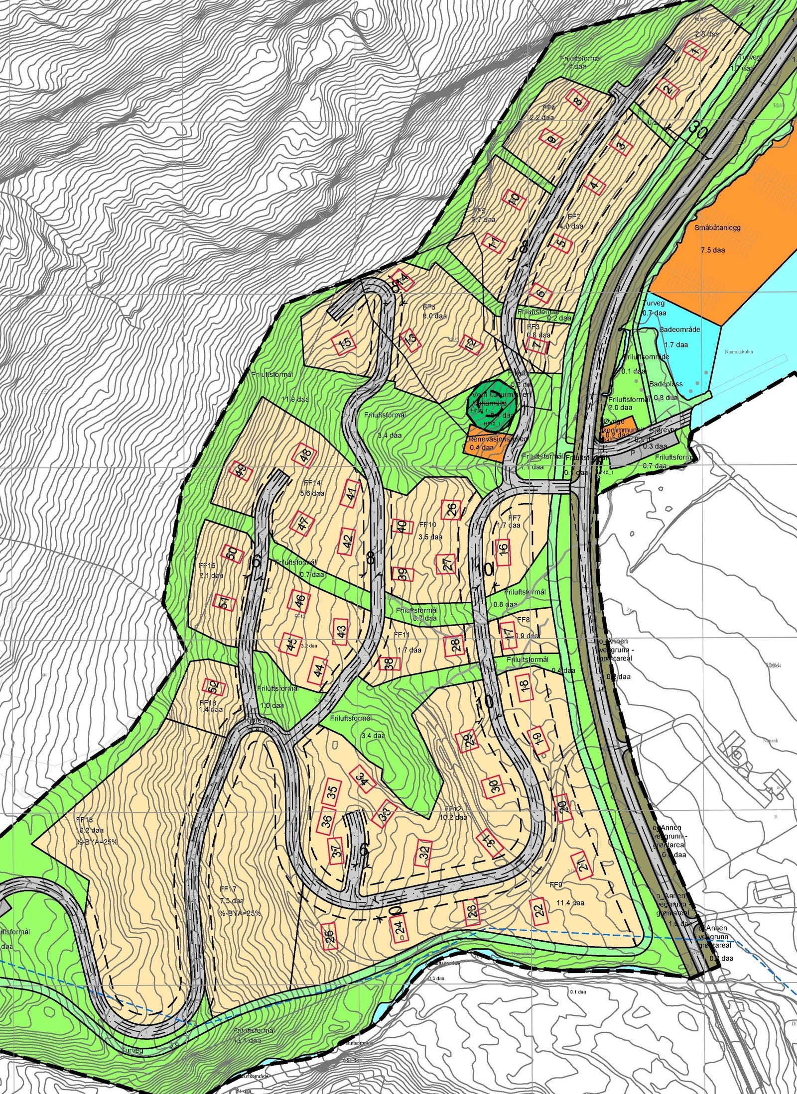 Reguleringskart Galleribilde