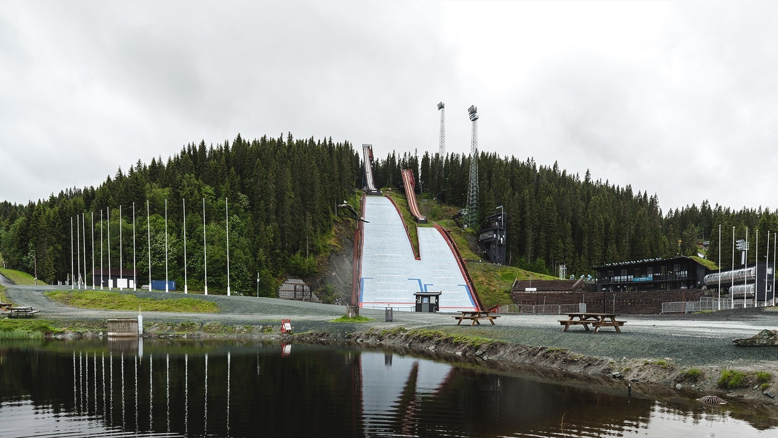 Granåsen skisenter like ved. Galleribilde